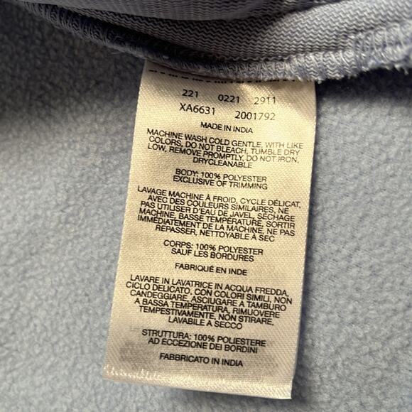 Columbia Full Zip Fleece Jacket Youth 2T Castle Dale Light Dusty Blue Pockets - Picture 7 of 8